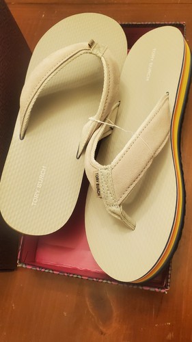 Tory burch rainbow flip flops - burch,