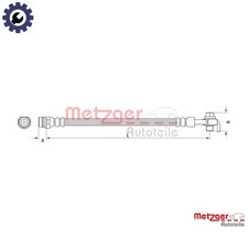 BRAKE HOSE 4110799 FOR FORD