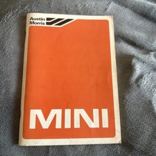 Austin Morris Mini City Hl Saloon And Estate 95 Van And Pick Up Drivers Handbook