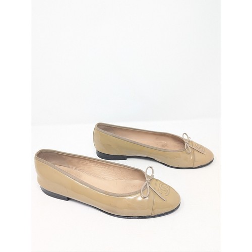Chanel ballet flats - ballet, tan