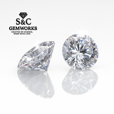 White clear brilliant cut - /,