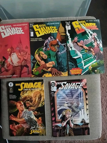 Job lot doc savage 1988 - x5,