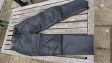 Ladies Motorcycle Leather Trousers Size 12 and Venti Waterproof Winter Gloves