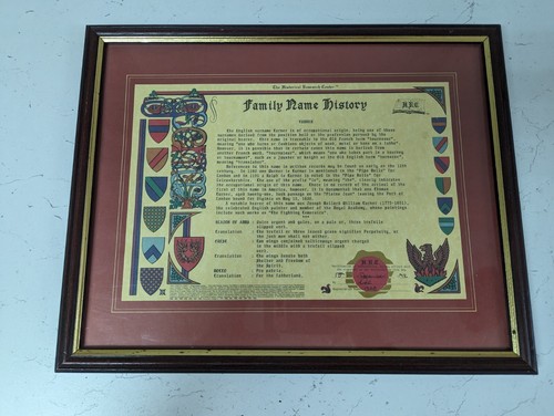 Surname turner framed - surname,