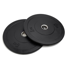 NORDFIT OLYMPIC RUBBER BUMPER WEIGHT PLATES (BLACK) 5KG,10KG,20KG