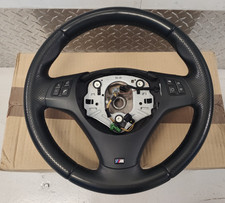 Genuine BMW M Sport Leather Steering Wheel E8x E9x E84 X1 LCI Excellent Cond.