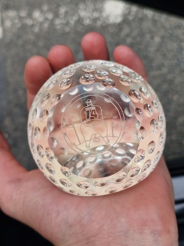 Vintage golf ball crystal - vintage,