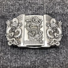 Antique brushed dragon belt - antique,
