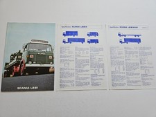SCANIA LB 81 TRUCK SALES BROCHURE 1975-1977