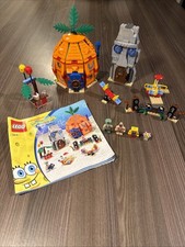 Lego 3818 SpongeBob SquarePants Bikini Bottom *NEARLY* Complete See Description