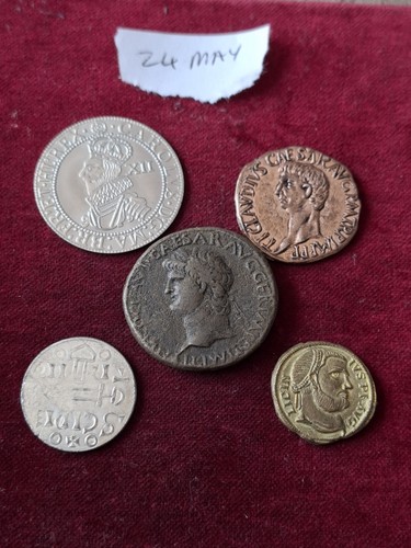 Old roman collectable tokens - roman,