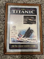 Millvina Dean - Colour 13½"x 9½" Signed 'RMS Titanic' Framed Print - Limited Ed