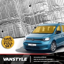 FITS VW CADDY SWB 2020- 10PC SET FULL THERMAL WINDOW BLINDS SET - TAILGATE DOOR