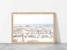 Huts & Chairs near Beach Faded