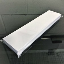 40 Matt White Card Bookmark