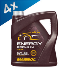 4x 5L Energy Premium 5W30 Car