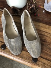 Florence Brand Shimmery Shoes Size 38