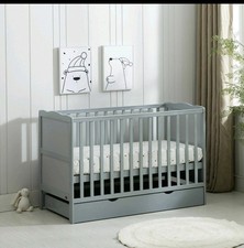 Wooden baby cot bed drawer - cot,