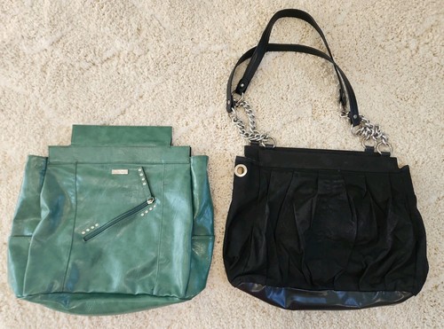 Miche leah black chain purse - miche,