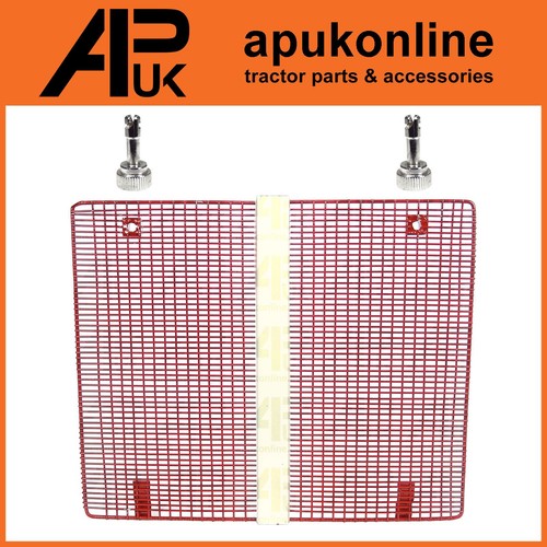 Lower red grille mesh with - lower,