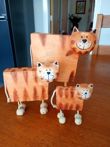 Family ginger cats set of - cats.,