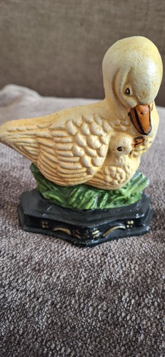 Vintage cast iron duck - vintage,