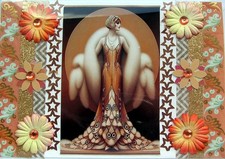 1930's Art Deco Style Lady in