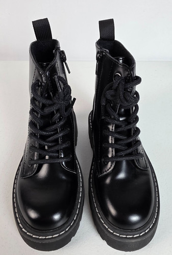 Girls black patent faux - girls,