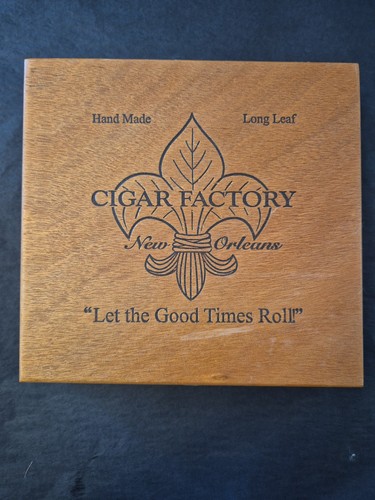 Wooden cigar box - wooden,