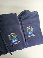 Embrodiered Nurse Hoodie, Midwife Hoodie, Student Nurse Jacket, Student Midwife 