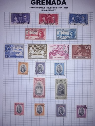 Grenada kgvi 1937 1951 album - 1937-1951,
