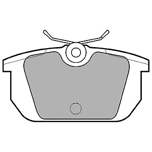 Rear brake pads for fiat - pads,