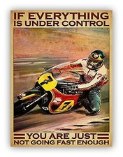 Funny Motorcycle Racing Metal