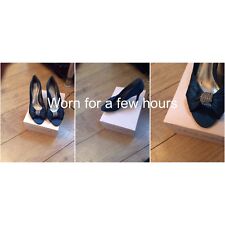Phase Eight Diamonte Peep Toe Shoes Size 5