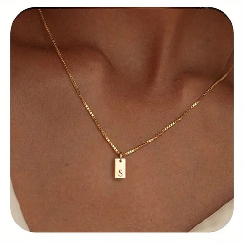 Women initial name necklaces - women,