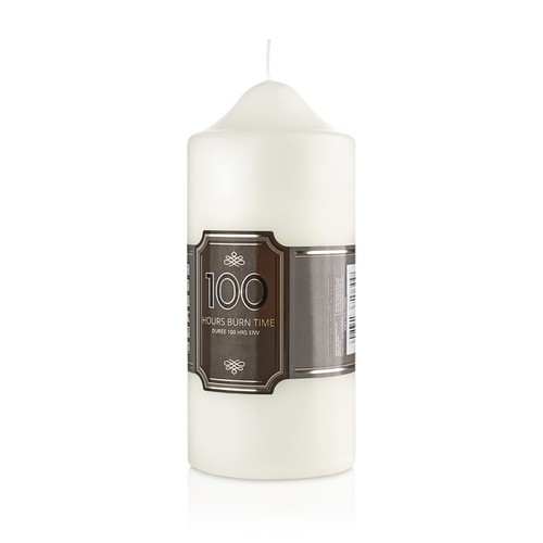 Unscented pillar candles - unscented,