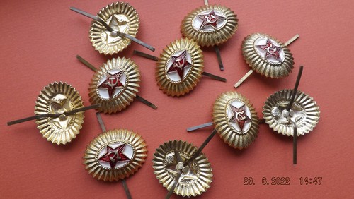 Russian officers ushanka - russian, badge
