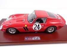 Hot Wheels Elite 1/18 Scale Diecast 1963 Ferrari 250 GTO LM With Display Case