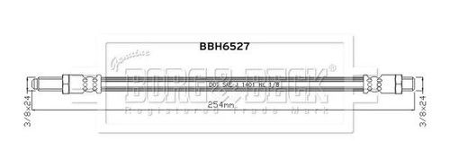 Borg beck bbh6527 - beck, rear