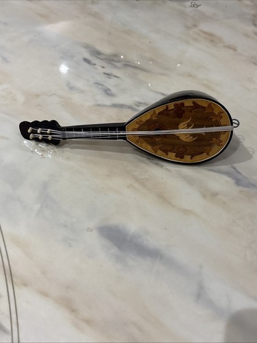Vintage mandolin music box - vintage,
