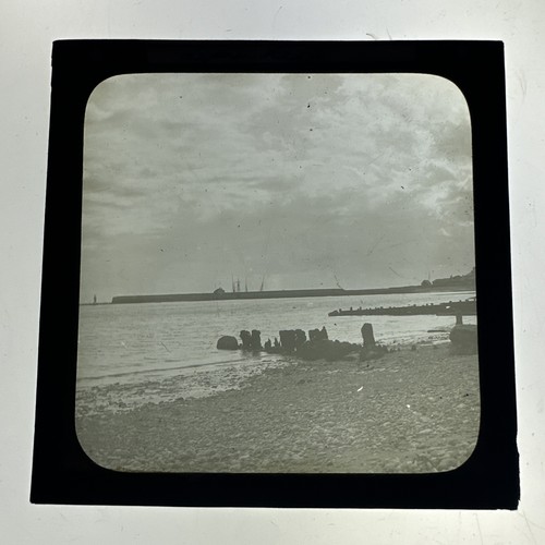 Antique magic lantern slide - antique,