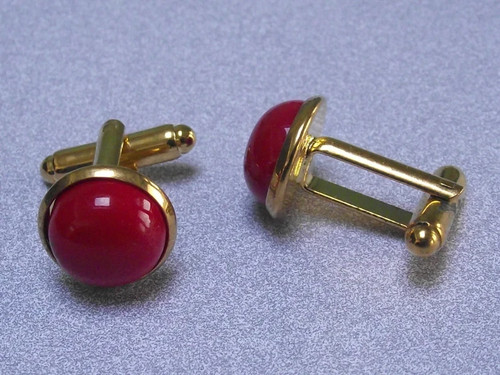 18k yellow gold over cufflinks - 18k,