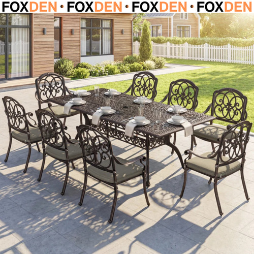 Piece cast aluminium garden - cast,
