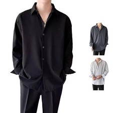 Mens Long Sleeve Ice Silk