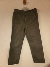orSlow Ripstop Jungle Fatigue Pants Baker Pants Olive Green Size 0 OS1025161