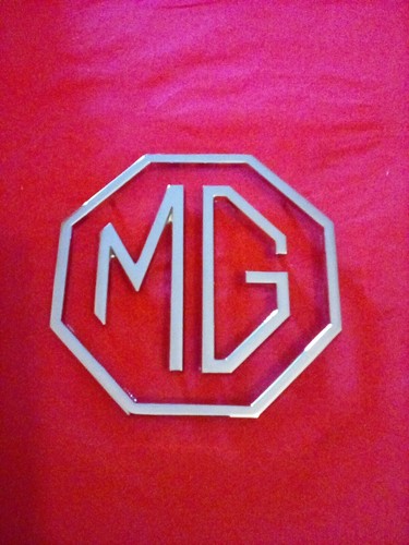 Piece octagon boot badge - mg,