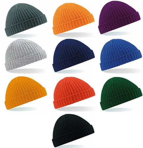 Trawler beanie wooly knitted - beanie,