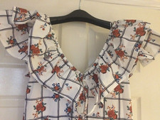 'ZARA' Pretty Ruffle Chequered