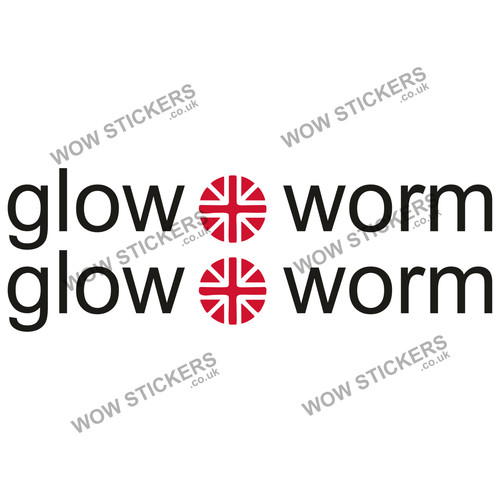 Glow worm stickers - glow,