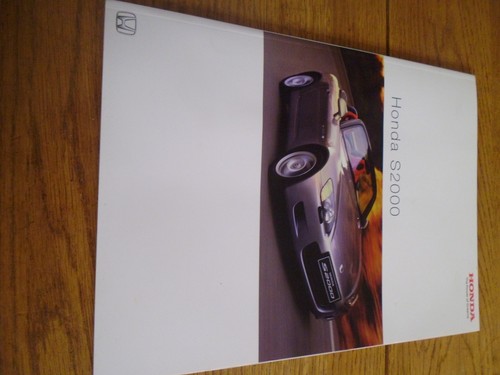 Honda s2000 brochure 2002 - honda,